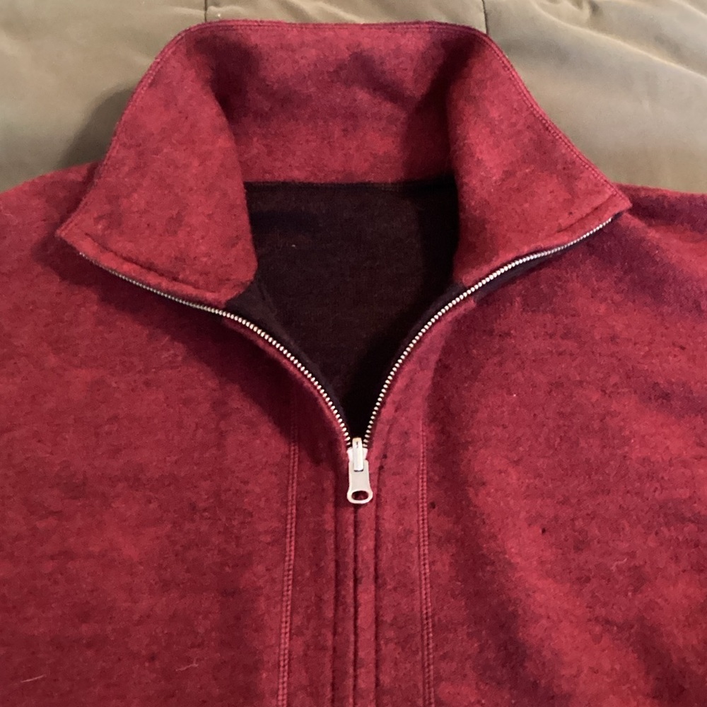 Red Zip-Up Jacket - Picture 2 of 4